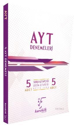 Karekök Yayınları AYT 5 Adet Deneme Karekök | Kolektif | Karekök Yayın