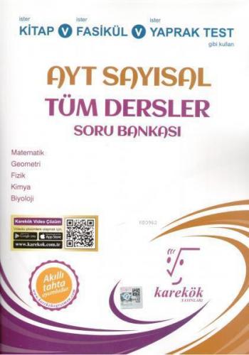 Karekök Yayınları AYT Sayısal Tüm Dersler Soru Bankası Karekök | Fatih