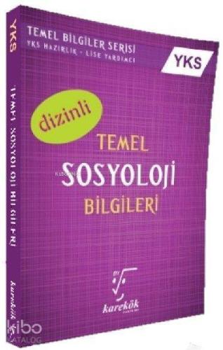 Karekök Yayınları YKS Temel Sosyoloji Bilgileri Dizinli Karekök | Ahme