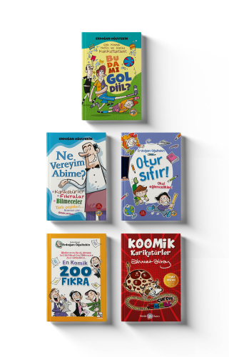 Karikatür Seti (5 Kitap) | Kolektif | Akıllı Zebra