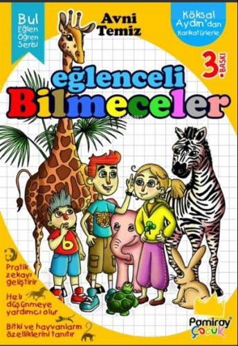 Karikatürlerle Eğlenceli Bilmeceler (Bul Eğlen Öğren Serisi) | Avni Te