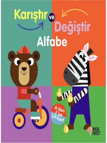 Karıştır ve Değiştir Alfabe - Ciltli | Kolektif | Masalperest