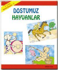 Karton Kitap-4-Dostumuz Hayvanlar; (2-5 Yaş) | Mürşide Uysal | Uysal Y