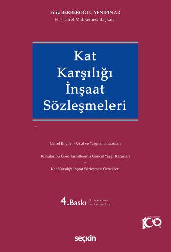 Kat Karşılığı İnşaat Sözleşmeleri | Filiz Berberoğlu Yenipınar | Seçki