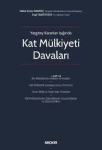 Kat Mülkiyeti Davaları | Mahir Ersin Germeç | Seçkin Yayıncılık