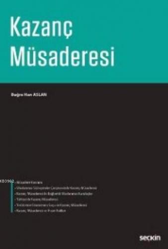 Kazanç Müsaderesi | Buğra Han Aslan | Seçkin Yayıncılık