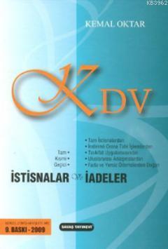 KDV İstisnalar ve İadeler | Kemal Oktar | Savaş Yayınevi