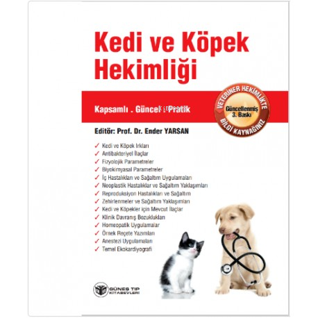 Kedi ve Köpek Hekimliği | Ender Yarsan | Güneş Tıp Kitabevi