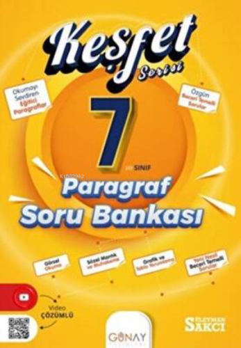 Keşfet Paragraf Soru Bankası | Kolektif | Günay Yayıncılık