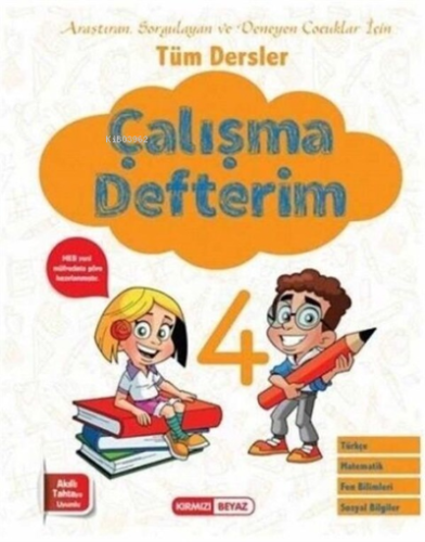 Kırmızı Beyaz 4.Sınıf Çalışma Defteri | Kolektif | Kırmızı Beyaz Yayın