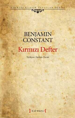 Kırmızı Defter | Benjamin Constant | Kırmızı Yayınları