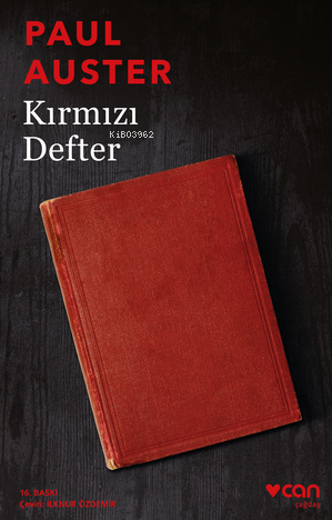 Kırmızı Defter | Paul Auster | Can Yayınları