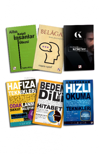 Kişisel Gelişim Seti (6 Kitap Takım) | İlkay Tercan | Az Kitap