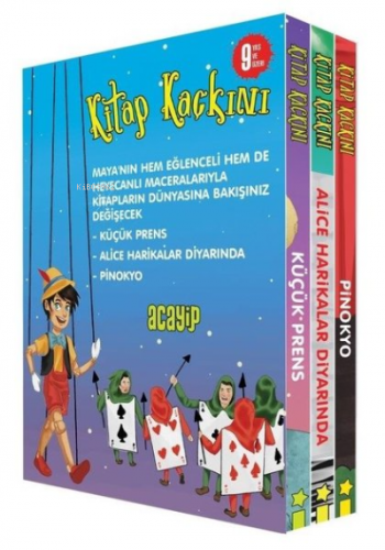 Kitap Kaçkını Seti - 3 Kitap Takım - Kutulu | Mehtap Soyuduru Çiçek | 