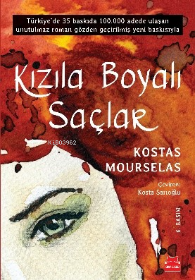 Kızıla Boyalı Saçlar | Kostas Mourselas | Kırmızıkedi Yayınevi