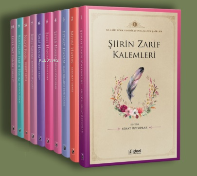 Klasik Türk Edebiyatında Kadın Şairler Serisi 10 Kitap Set | Nihat Özt