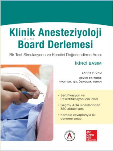 Klinik Anesteziyoloji Board Derlemesi | Larry F. Chu | Akademisyen Kit