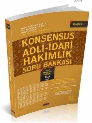 Konsensus Adli İdari Hakimlik İdari Yargılama Hukuku Soru Bankası | Ah