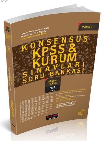 Konsensus KPSS Medeni Hukuk Soru Bankası | Olcay Ekşioğlu | Savaş Yayı