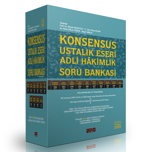 Konsensus Ustalık Eseri Adli Hakimlik Soru Bankası | Ahmet Nohutçu | S