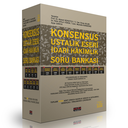 Konsensus Ustalık Eseri İdari Hakimlik Soru Bankası | Ahmet Nohutçu | 