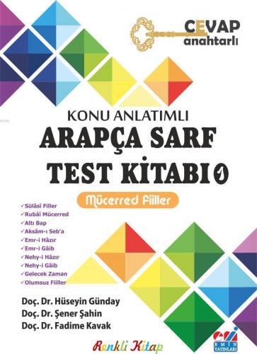 Konu Anlatımlı Arapça Sarf Test Kitabı - 1 Mücerred Fiiller | Hüseyin 