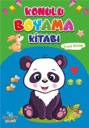 Konulu Boyama Kitabı - Yeşil Kitap | Hatice Nurbanu Karaca | Sancak Ço