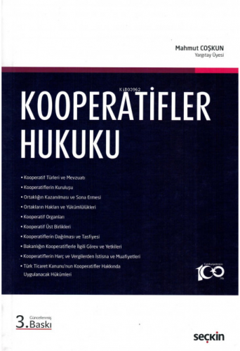 Kooperatifler Hukuku | Mahmut Coşkun | Seçkin Yayıncılık