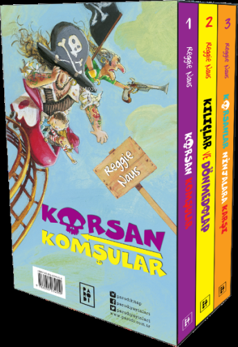 Korsan Komşular Serisi (3 Kitap Kutulu Set) | Reggie Naus | Parodi Yay