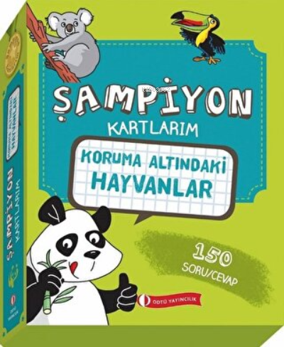 Koruma Altındaki Hayvanlar - Şampiyon Kartlarım 150 Soru/Cevap | Kolek