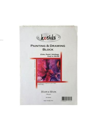 Kosida Painting&amp;amp;Drawing Blok 35x50 190 Gr 30 Yapra | | Karışık