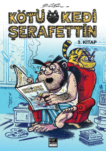 Kötü Kedi Şerafettin 3 Kitap | Bülent Üstün | Marmara Çizgi Yayın Dağı