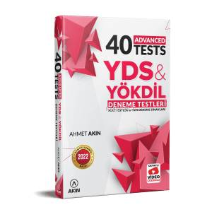 KPDS ve ÜDS Deneme Testleri - 40 Advanced Tests | Ahmet Akın | Akın Di