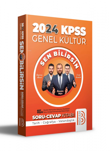 KPSS 2024 Genel Kültür Sen Bilirsin Tarih-Coğrafya-Vatandaşlık Soru Ce