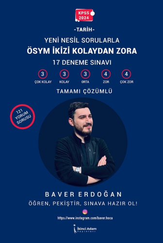 Kpss 2024 Ösym İkı̇zı̇ Kolaydan Zora | Baver Erdoğan | İkinci Adam Y