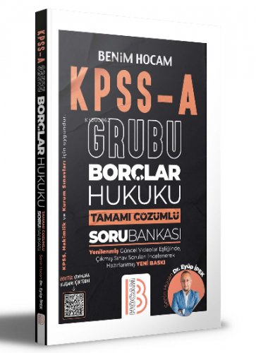 KPSS A Grubu Borçlar Hukuku Tamamı Çözümlü Soru Bankası | Eyüp İpek | 