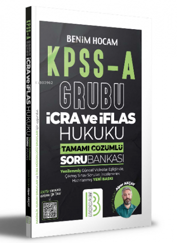 KPSS A Grubu İcra ve İflas Hukuku Tamamı Çözümlü Soru Bankası Benim Ho