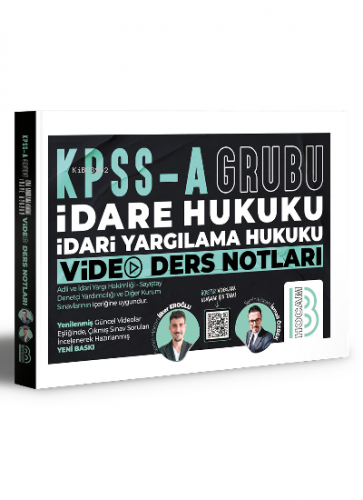 KPSS A Grubu İdare Hukuku İdari Yargılama Hukuku Video Ders Notları | 