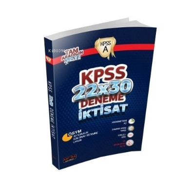 KPSS A Grubu İktisat 22x30 Deneme | Kolektif | Savaş Yayınevi