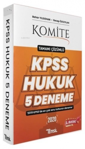 KPSS A Grubu Komite Hukuk 5 Deneme Çözümlü | Bahar Yıldızhan | Temsil 