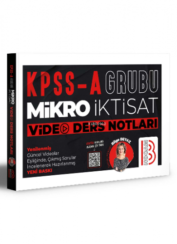 KPSS A Grubu Mikro İktisat Video Ders Notları | Bilge Beyaz | Benim Ho