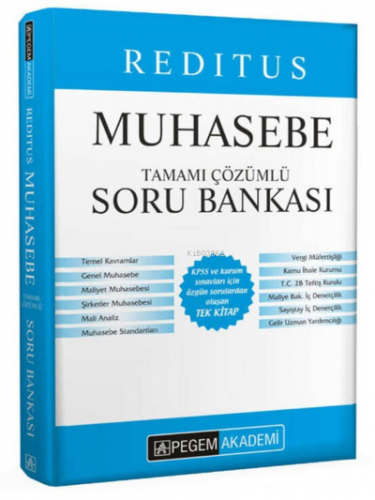 KPSS A Grubu Muhasebe Soru Bankası | Peril Özergün | Pegem Akademi Yay