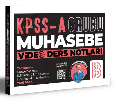 KPSS A Grubu Muhasebe Video Ders Notları | Hüseyin Bingöl | Benim Hoca