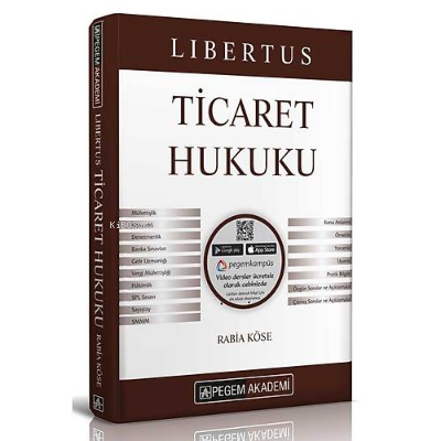 KPSS A Grubu Ticaret Hukuku Konu Anlatımlı | Kolektif | Pegem Akademi 