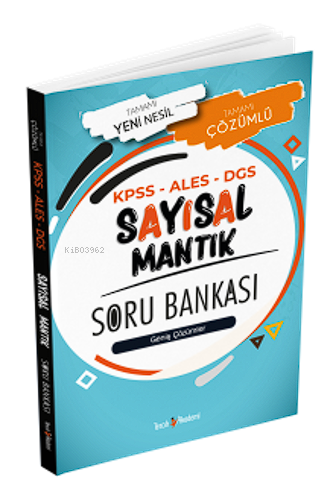 Kpss Ales Dgs Tamamı Çözümlü Sayısal Mantık Soru Bankası | Kolektif | 