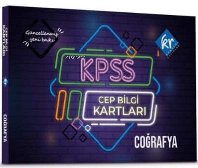 KPSS Coğrafya Cep Bilgi Kartları | Kolektif | KR Akademi