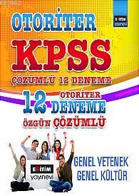 KPSS Çözümlü 12 Deneme | Komisyon | Eğitim Yayınevi