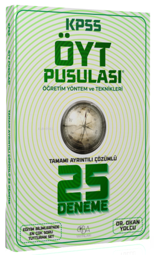 KPSS Eğitim Bilimleri Öğretim İlke ve Yöntemleri 25 Deneme Çözümlü | O