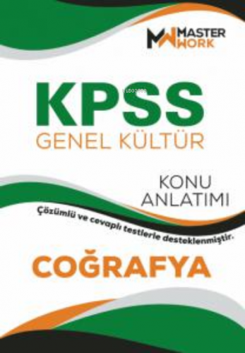 KPSS - Genel Kültür / Coğrafya Konu Anlatımı | Kolektif | MasterWork