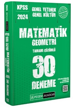 KPSS Genel Kültür Genel Yetenek Matematik - Geometri 30 Deneme | Kolek